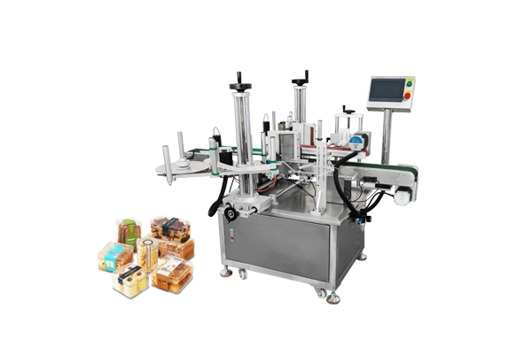 食品盒雙轉(zhuǎn)角貼標(biāo)機